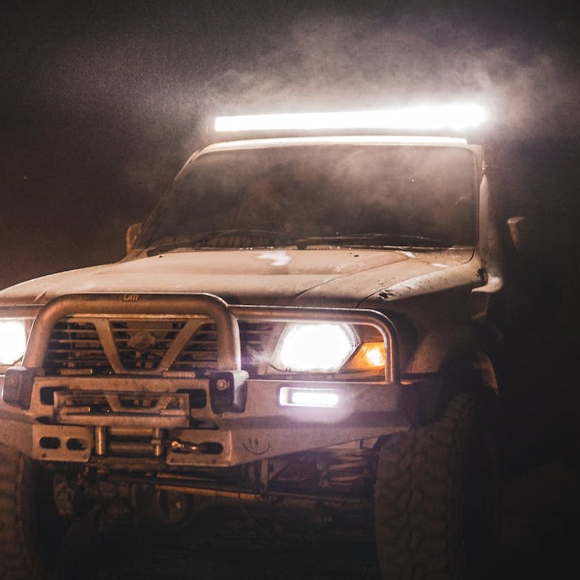 4x4 by night - LED and Spotlight